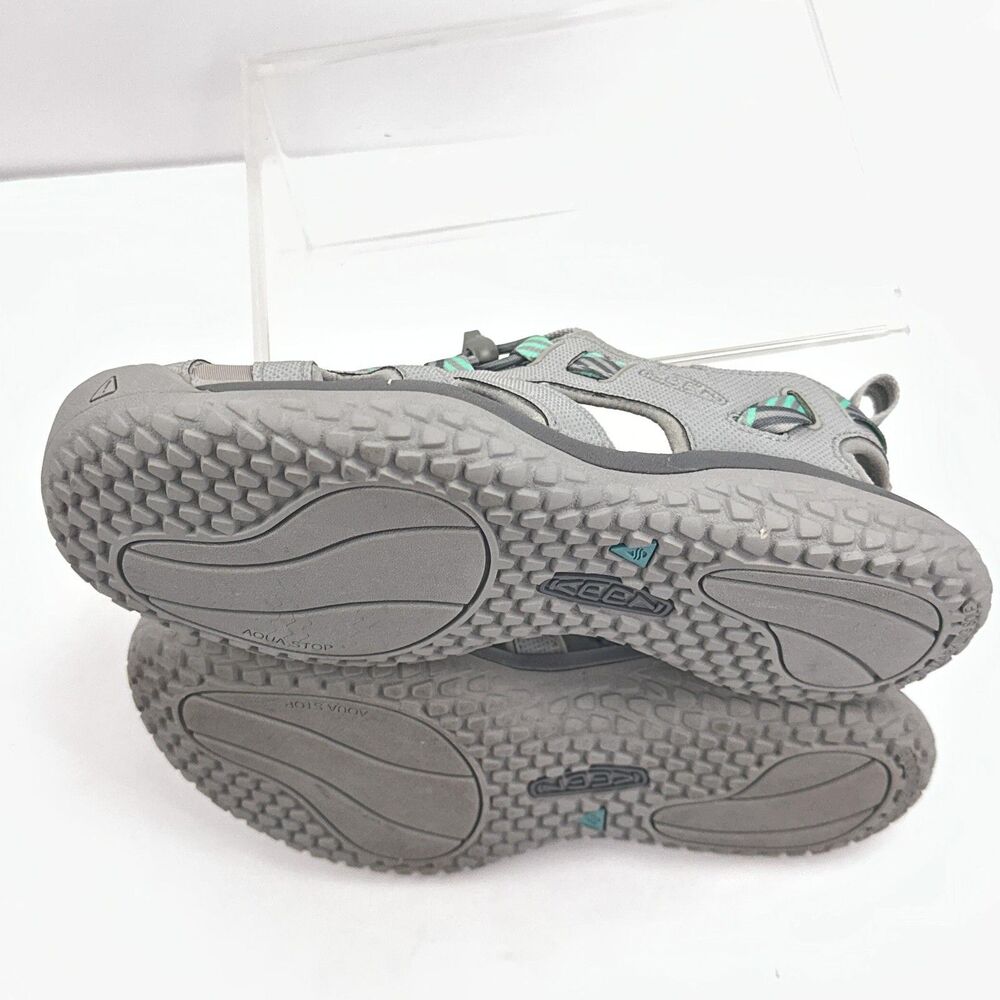 KEEN SOLR Sandals Womens 6.5 Gray Ocean Fisherman Water Hiking Shoes Closed Toe - Picture 5 of 12